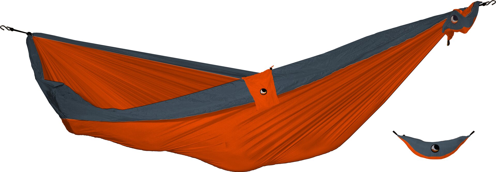 Ticket To The Moon Original Hammock Orange / Grey