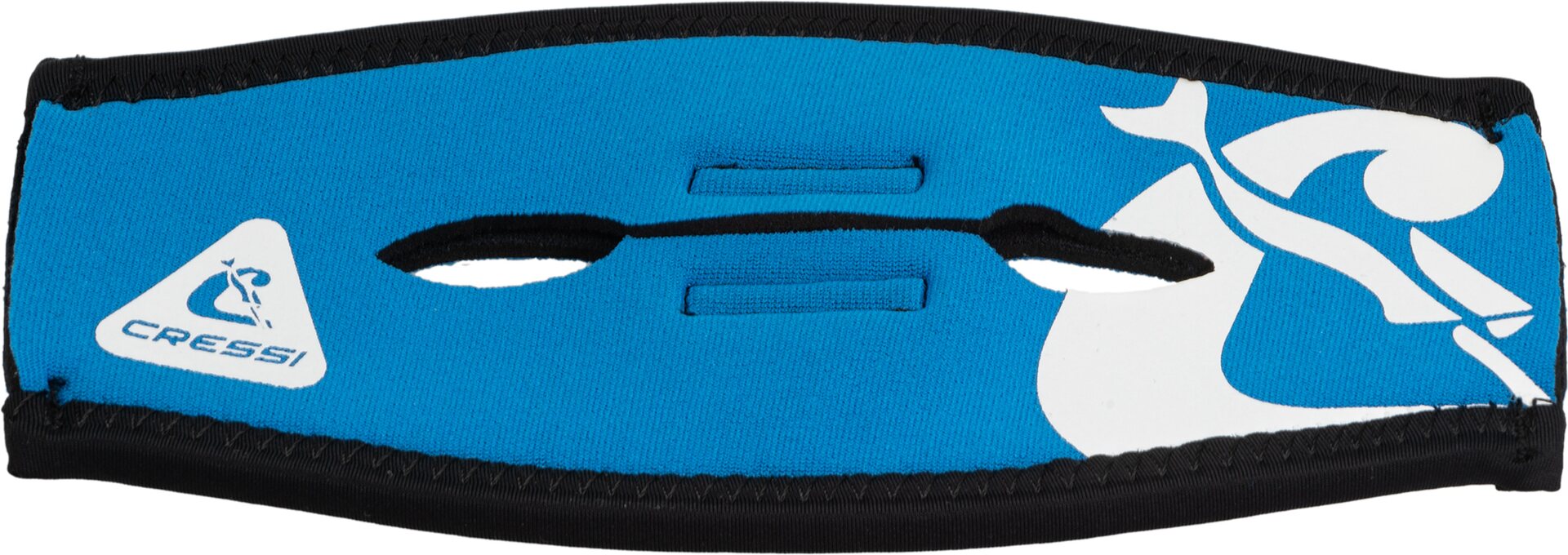 Cressi Pony Tail Neo Mask Strap Cover Blue / White