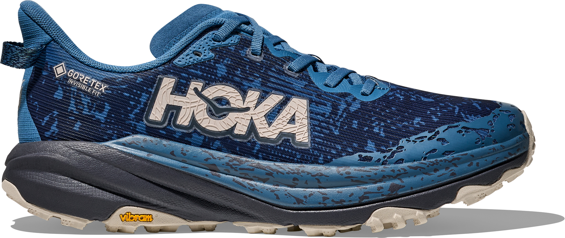 Hoka Speedgoat 6 GTX Mens Foggy Night / Charcoal Grey