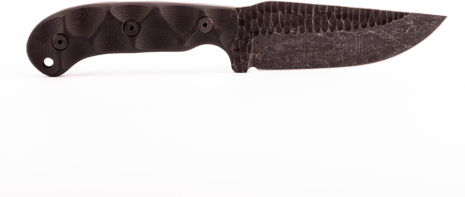 Stroup Knives GP1 - G10, Acid Etched Black