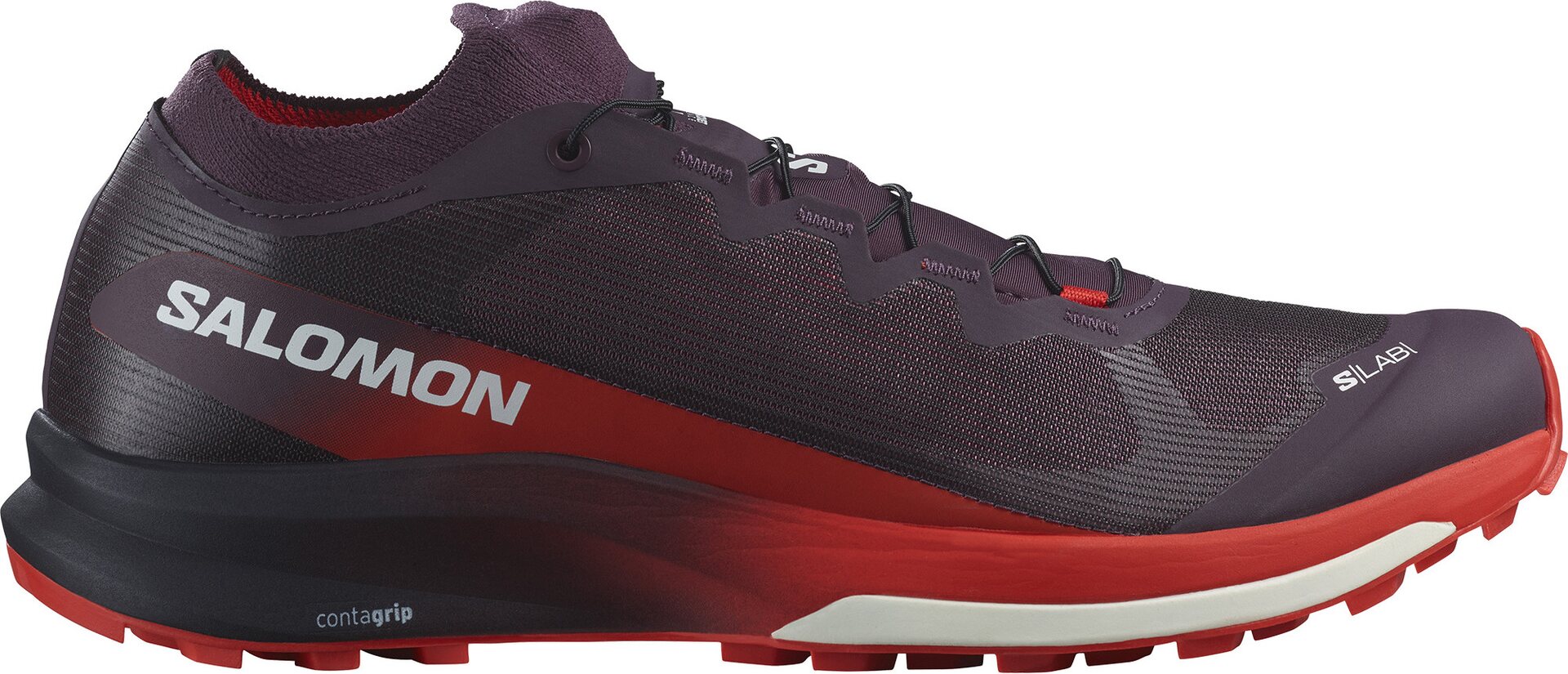 Salomon S/Lab Ultra 3 V2 Plum Perfect/Fiery Red/White