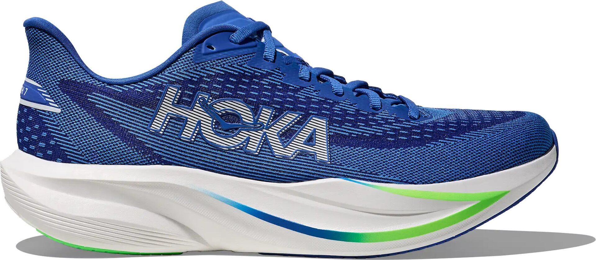 Hoka Mach 7 Mens Cobalt Blue / Neon Green