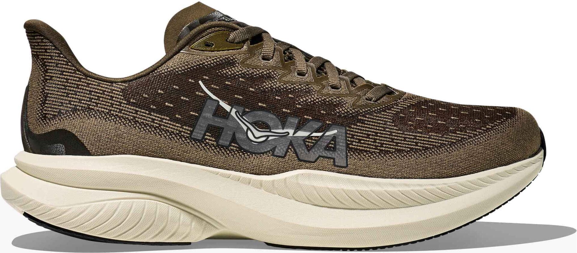 Hoka Mach 6 Mens Antique Olive/Truffle Salt