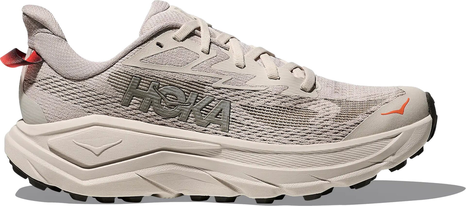 Hoka Challenger 8 Wide Womens Stucco / Asphalt Grey