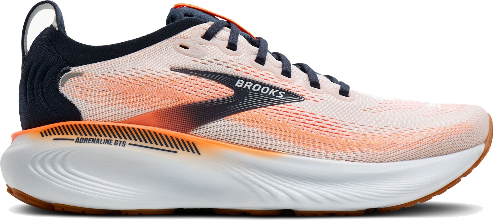 Brooks Adrenaline GTS 25 Mens White/Spellbound/Orange