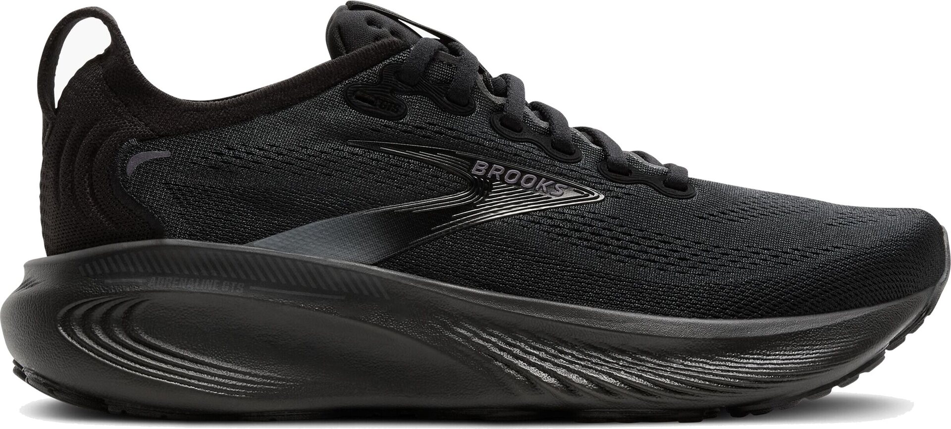 Brooks Adrenaline GTS 25 Wide Mens Black/Black/Ebony