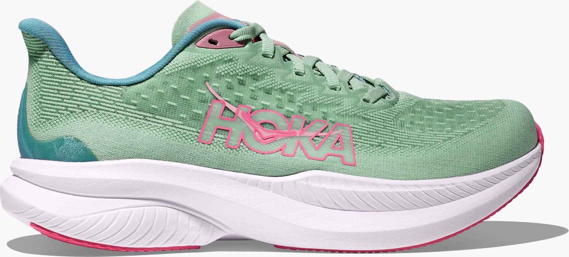 Hoka Mach 6 Womens Jadeite/Alpine Blue