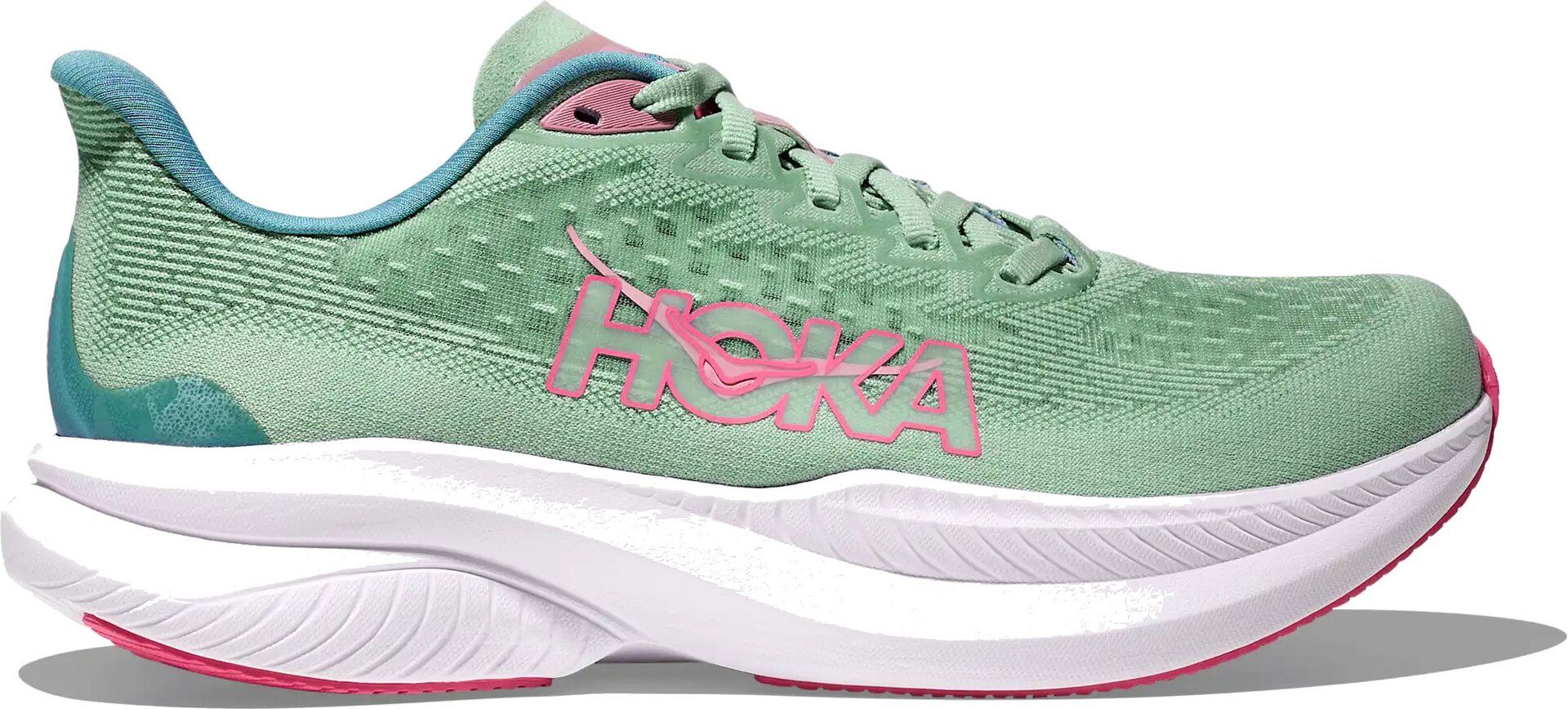Hoka Mach 6 Womens Jadeite/Alpine Blue