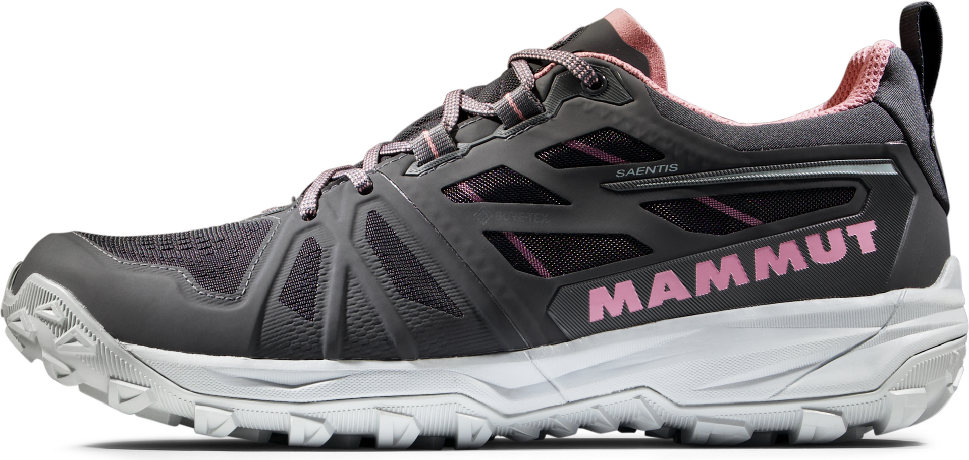Mammut Saentis Low GTX Womens Asphalt - Dark Powder Rose