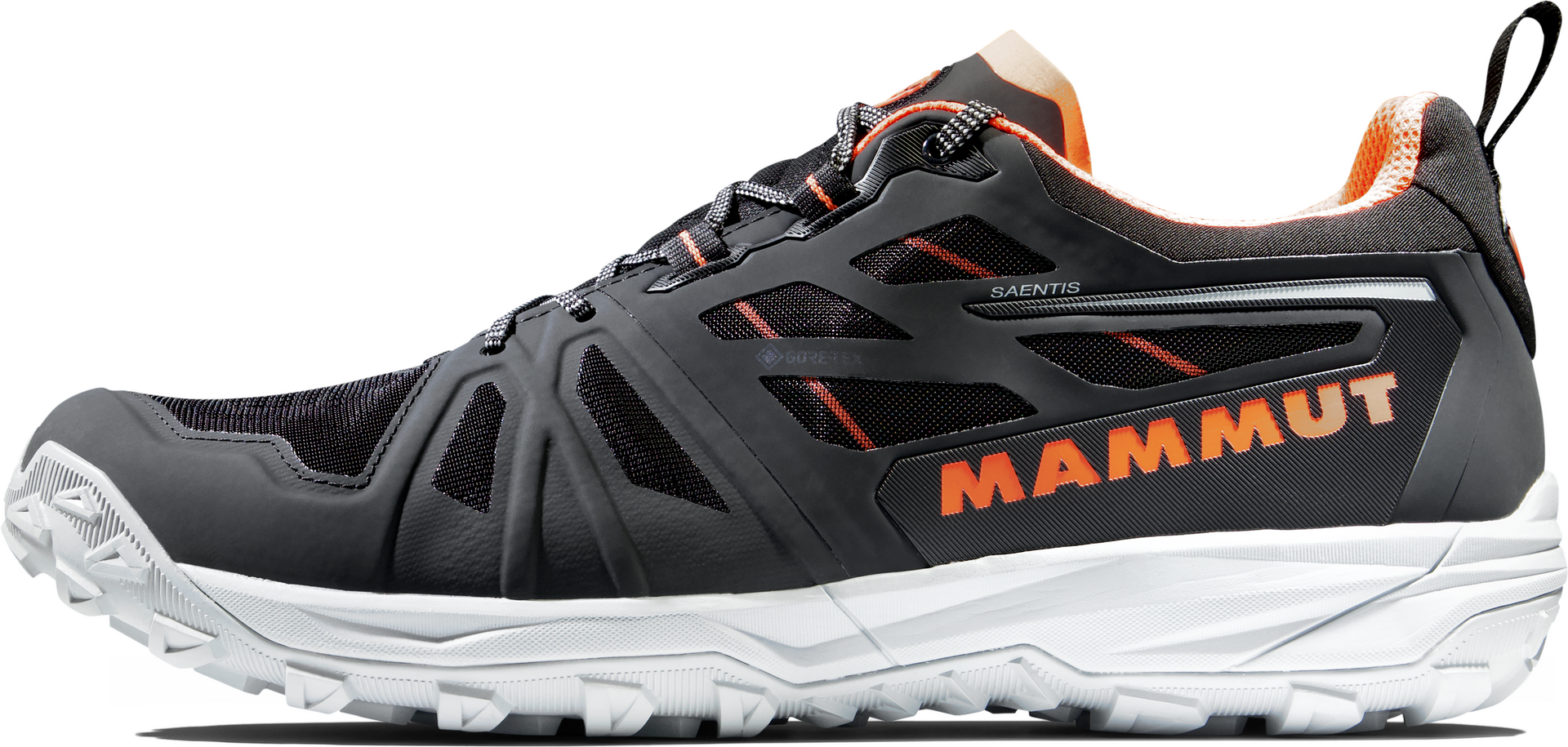 Mammut Saentis Low GTX Mens Black / Vibrant Orange