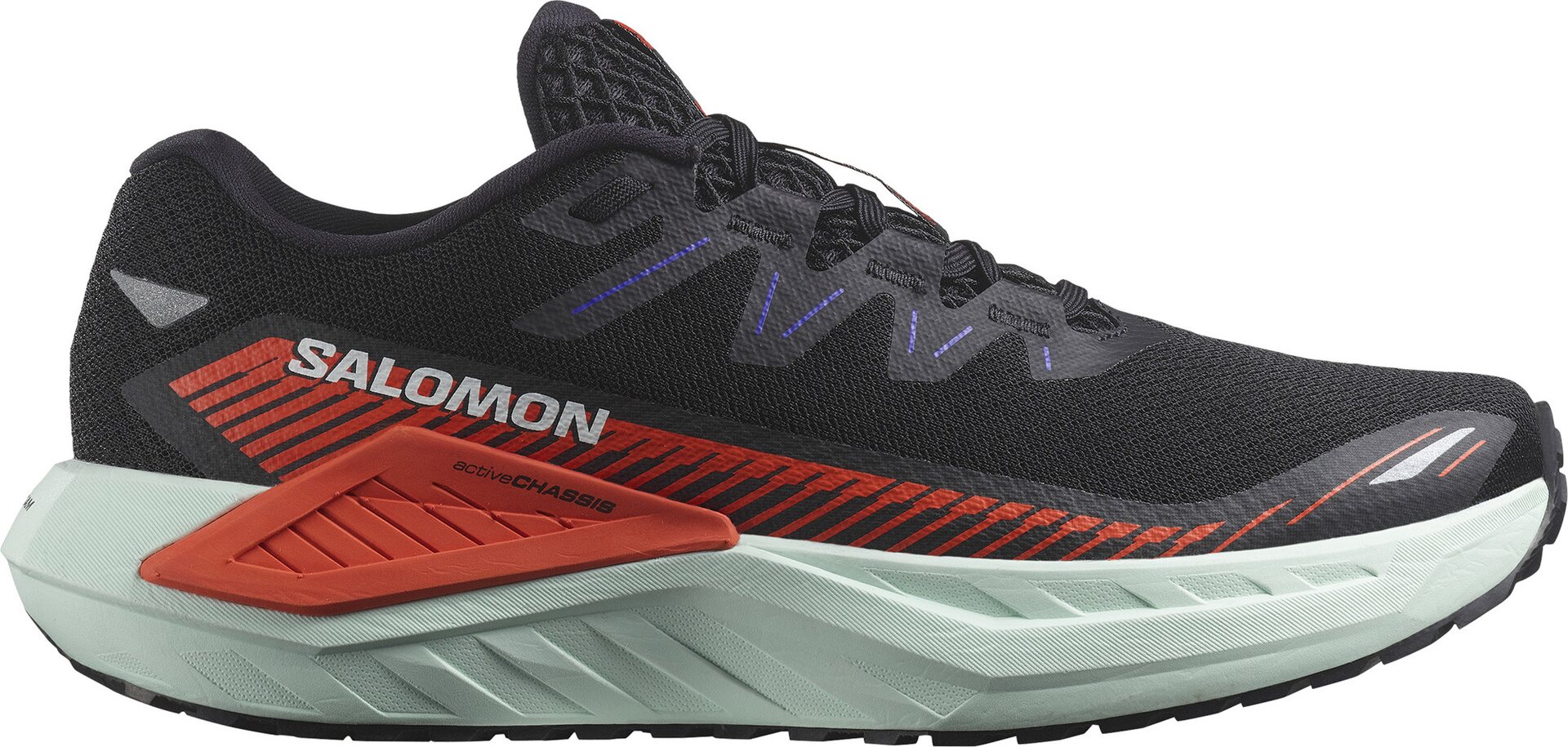 Salomon DRX Defy GRVL Mens Black / Cherry Tomato / Bay