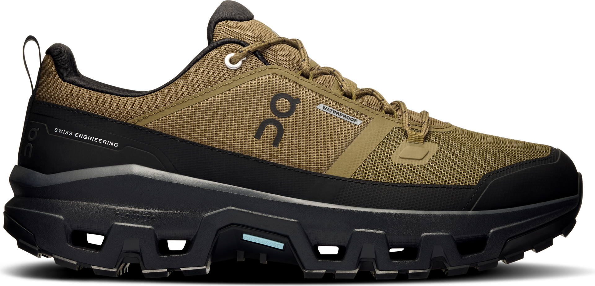 On Cloudrock Low Waterproof Mens Hunter / Black