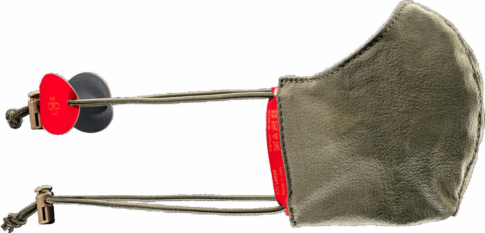 FROG.PRO R+ Washable Face Mask Ranger Green/High Visibility