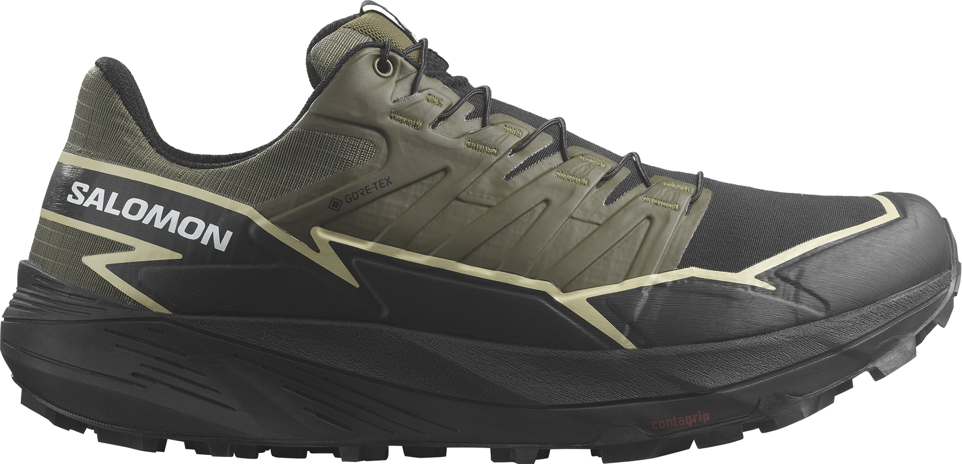 Salomon Thundercross GTX Mens Olive Night / Black / Alfalfa