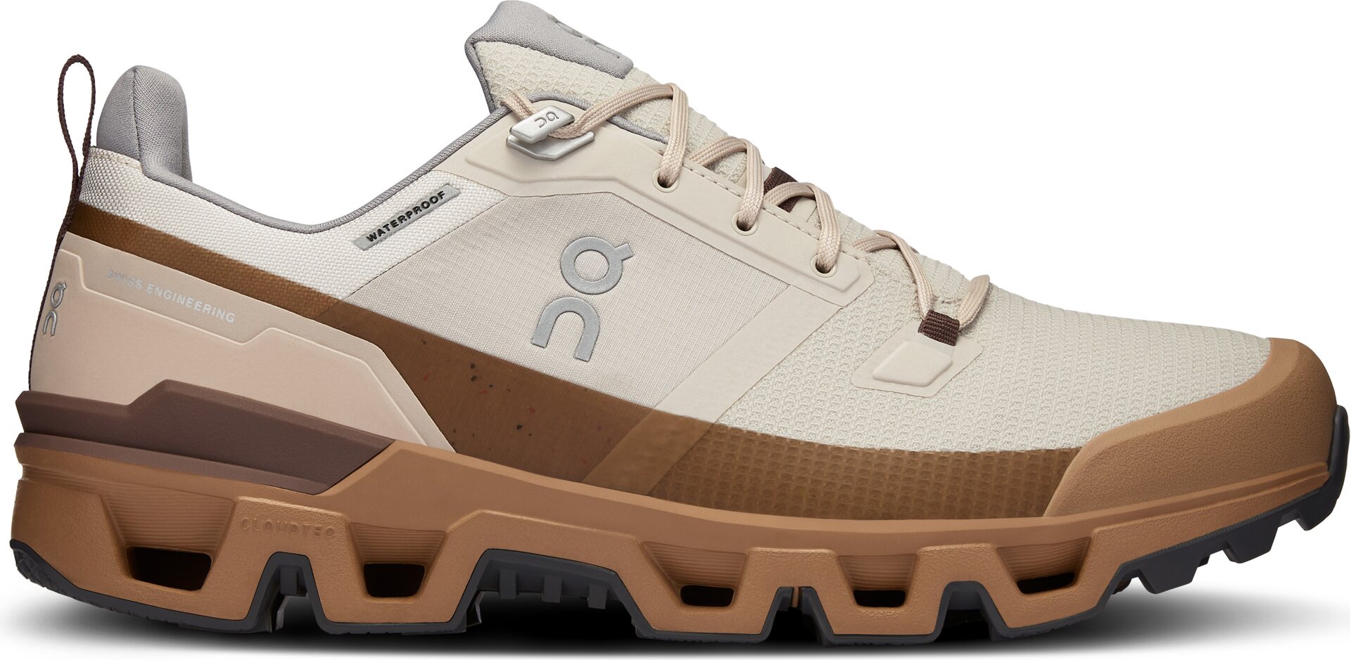 On Cloudwander Waterproof Mens Pearl /Root