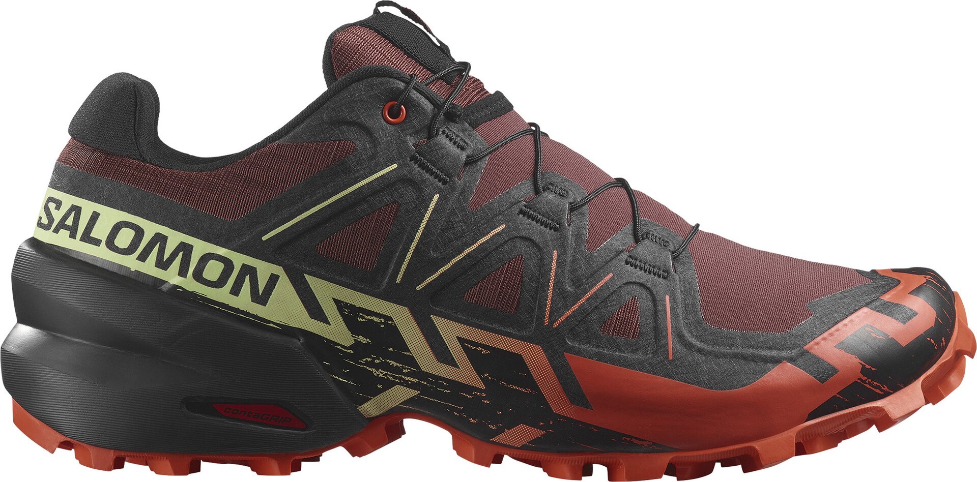 Salomon Speedcross 6 Mens Rum Raisin / Cherry Tomato / Cognac