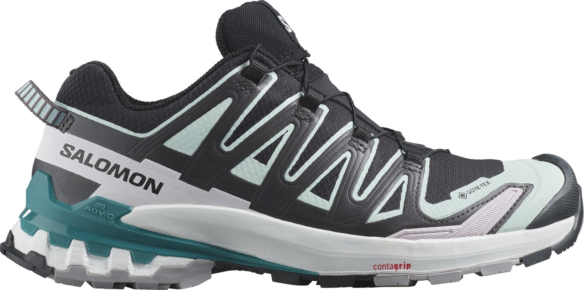 Salomon XA PRO 3D V9 GTX Womens Black / Bleached Aqua / Harbor Blue