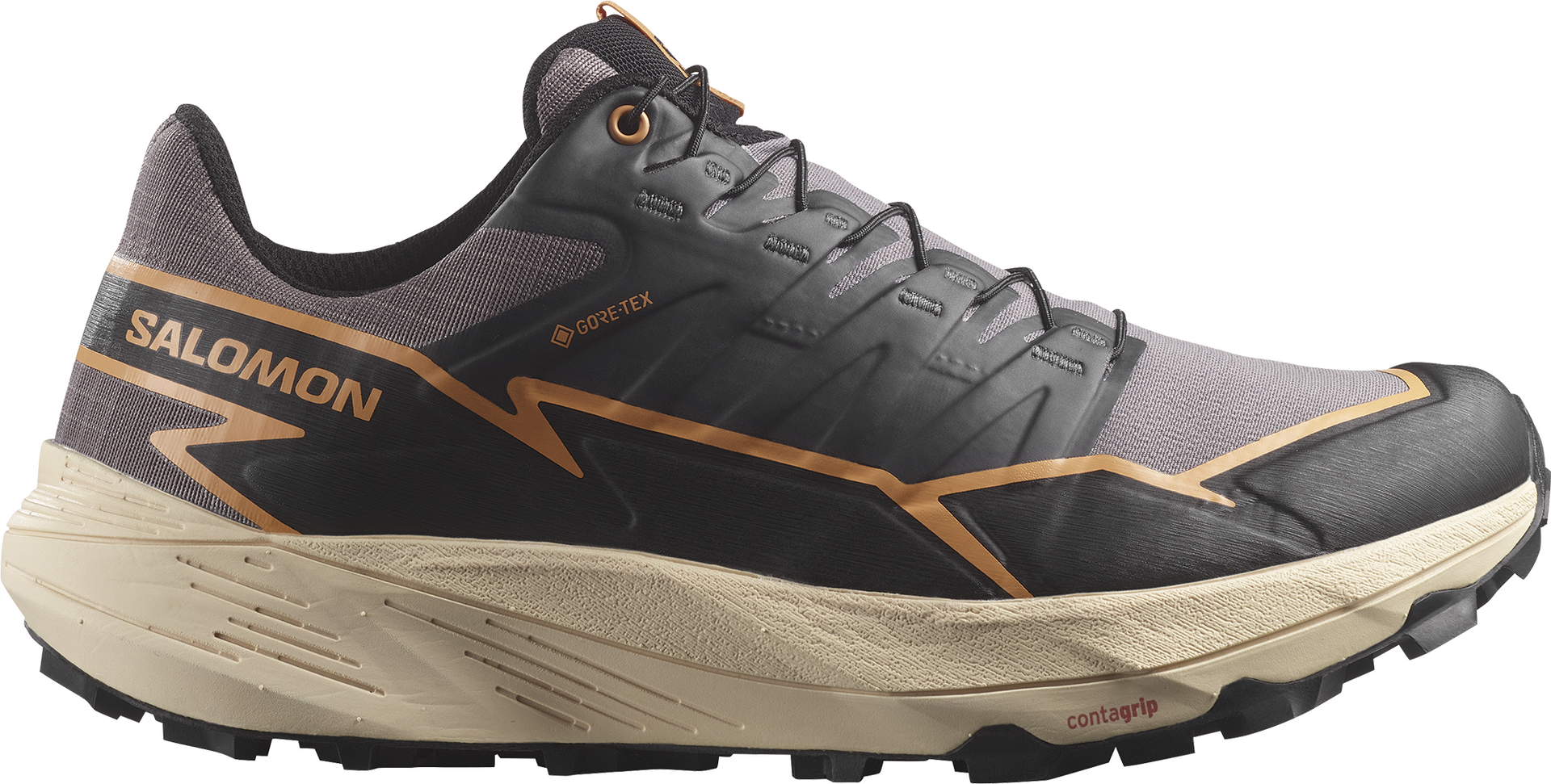 Salomon Thundercross GTX Womens Shark / Black / Papaya