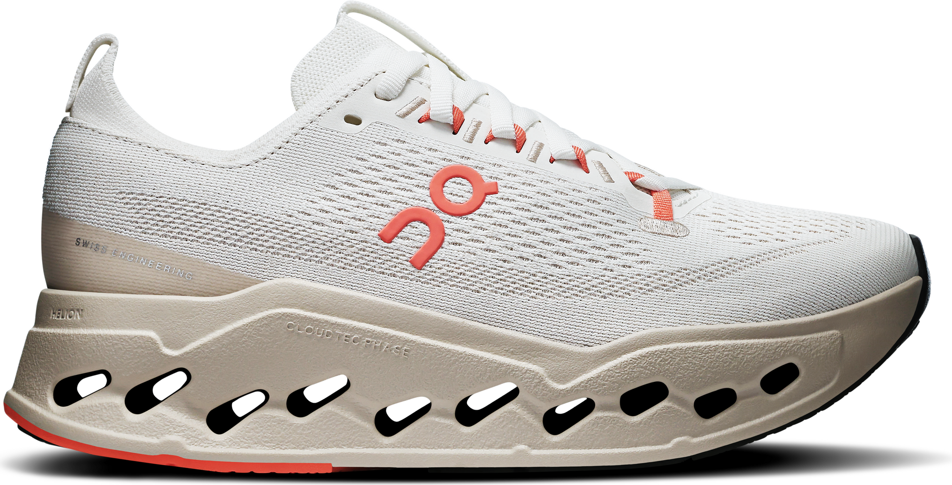 On Cloudsurfer Max Womens Ivory / Salmon