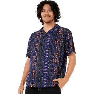 Rip Curl Raw Energy 3 Short Sleeve Shirt Mens, Black, S