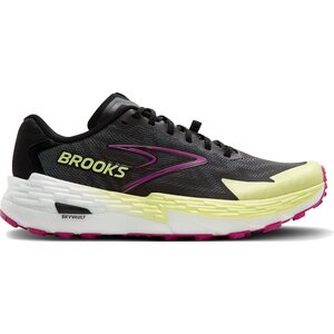 Brooks Catamount 4 Womens, Grey/Black/Lime, EUR 38 (US 7)