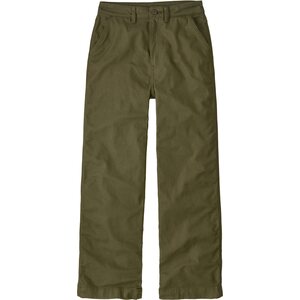 Patagonia Point Reyes Canvas Wide Leg Pant Womens, Basin Green, 12