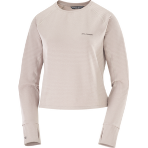 Salomon Essential Lightwarm Crewneck Womens, Etherea, S