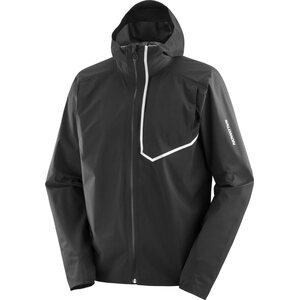 Salomon Bonatti Trail Jacket Mens, Deep Black, XXL