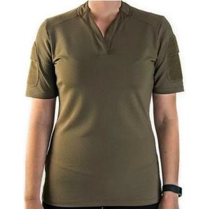 Velocity Systems Womens's Boss Rugby Short Sleeve, Ranger Green, XXL