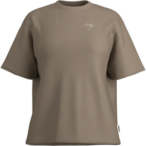 Maloja AorakiM. Organic Cotton Tee Womens, Dark Gravel, L