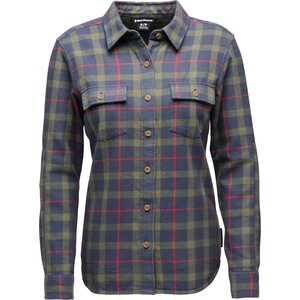 Black Diamond Project Twill LS Shirt Womens, Charcoal / Tundra, XL