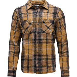 Black Diamond Project Heavy Flannel Mens, Flax-Black Plaid, S