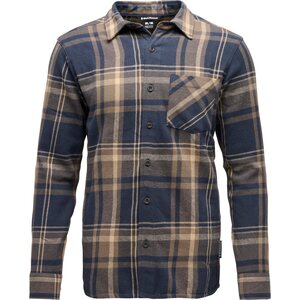 Black Diamond Project Flannel Mens, Charcoal / Walnut Plaid, S