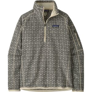 Patagonia Better Sweater 1/4 Zip Womens, Scales: Natural, M