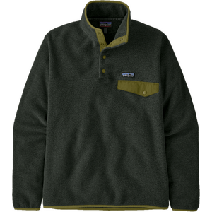 Patagonia Lightweight Synchilla Snap-T Pullover Mens, Old Growth Green, S