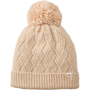 Rip Curl Premium Reg Pom Pom Beanie, Oatmeal Marle, One Size