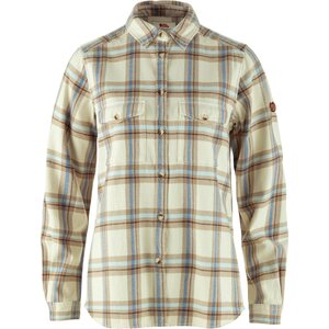 Fjällräven Övik Heavy Flannel Shirt Womens, Chalk White / Fossil (113-118), XL