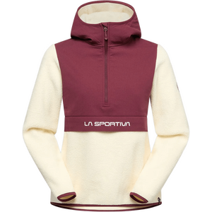 La Sportiva Guidance Sherpa Hoody Womens, Chalk / Redwood, XL