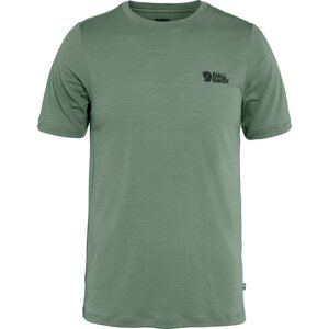Fjällräven Abisko Wool Logo SS Mens, Patina Green, M