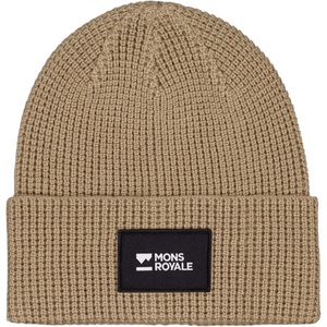 Mons Royale Bluff Merino Beanie, Birch, One Size