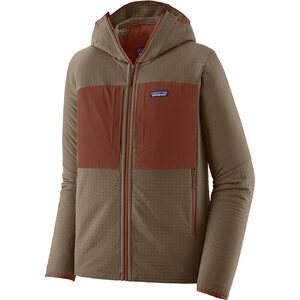 Patagonia R2 TechFace Hoody Mens, Marlow Brown, L