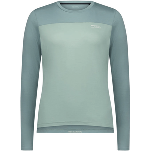 Mons Royale Diversion Merino Bike Jersey Long Sleeve Womens, Dew / Desert Sage, XL