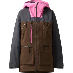 Haglöfs Vassi GTX Pro II Jacket Womens, Lantana Pink / Oak Brown, L
