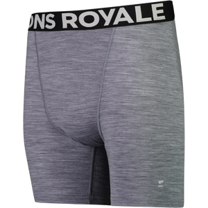 Mons Royale Hold 'Em Boxer, Grey Heather, XXL