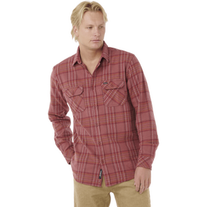 Rip Curl Griffin Flannel Shirt Mens, Apple Butter, S