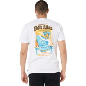Rip Curl Eddie Would Go Poster Tee Mens, White, XXL