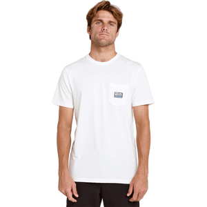 Rip Curl Streamline Pocket Badge Tee Mens, Bone, XL