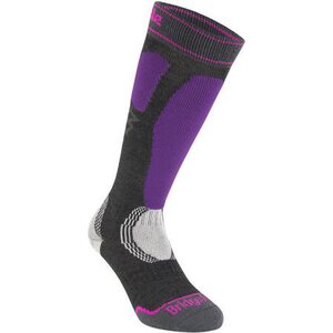 Bridgedale Ski EasyOn Womens, Graph / Purple, L (41-43)