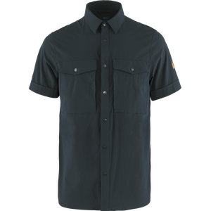 Fjällräven Abisko Trekking Shirt SS Mens, Dark Navy (555), M