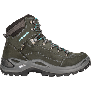 Lowa Renegade GTX Mid Womens, Asphalt/Turquoise, EUR 39.5 (UK 6)